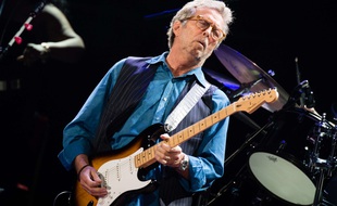 Eric Clapton en concert au Royal Albert Hall, à Londres, le 14 mai 2015.