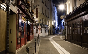 Une rue vide du quartier latin à Paris, le 5 novembre 2020 (illustration).