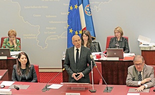 Eric Ciotti au conseil départemental des Alpes-Maritimes (Archives)