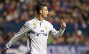 Cristiano Ronaldo avec le Real Madrid face à Osasuna, le 11 février 2017.