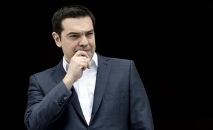 Le Premier ministre Alexis Tsipras à Athènes le 11 avril 2016