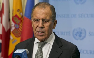 Le ministre russe des Affaires étrangères Sergueï Lavrov le 30 septembre 2015 à l'Onu à New York