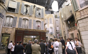 Le tournage de «Plus belle la vie» à Marseille en 2008.