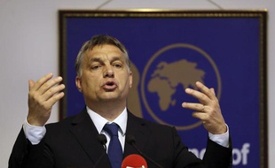 Le Premier ministre hongrois, Viktor Orban, le 17 octobre 2013 à New Delhi (Inde).