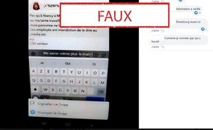 Le post Facebook viral relayant une intox sur le coronavirus en Lorraine.