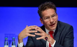 Le président du groupe des 19 pays de la monnaie unique, Jeroen Dijsselbloem
