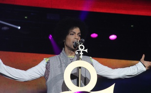 Le chanteur Prince en concert à la Nouvelle-Orléans en 2014