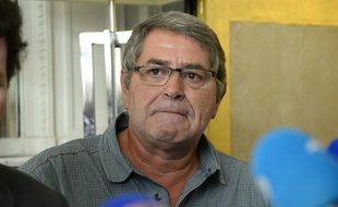 Le pilote français Pascal Fauret, lors d'une conférence de presse à Paris le 27 octobre 2015