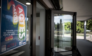 Lancement de la première tournée nationale de sensibilisation a la lutte contre les violences sexuelles dans le sport, au CREPS d'Île-de-France à Chatenay-Malabry, le 28 août 2019.
