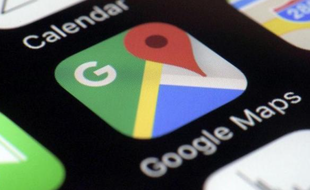 Application Google maps, illustration.