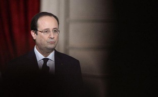François Hollande le 14 janvier 2013 à l'Elysée.