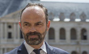 Le premier ministre Edouard Philippe dans la cour d'honneur des Invalides le 8 juin 2019.