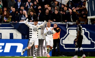 Yoann Gourcuff, buteur lors de la victoire de Rennes à Bordeaux (2-0) le 17 mars 2018.