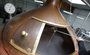 La Chapelle d'Armentieres, le 2 octobre 2012. Cette brasserie familiale, anciennement sise a Annoeullin (59) fabrique entre autres la bire L'Angelus.