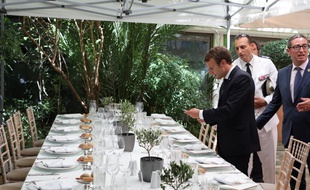 Emmanuel Macron le 8 septembre 2017 à Athènes, en Grèce.