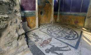 Le site archéologique de Pompéi, en Italie.