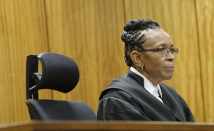 La juge sud-africaine Thokozile Masipa, le 9 décembre 2014 au tribunal de Pretoria