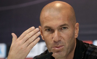 Zinédine Zidane en conférence de presse avec le Real Madrid, le 4 novembre 2017.