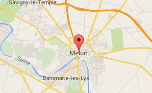 Localisation de Melun, en Sein-et-Marne