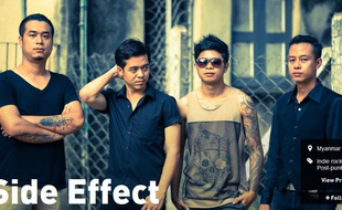 Le groupe de Rock birman Side Effect.