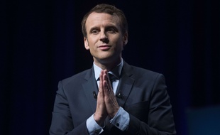 Emmanuel Macron en meeting à Angers