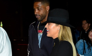 Le joueur de basket-ball, Tristan Thompson, et Khloe Kardashian