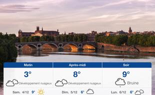 Météo Toulouse: Prévisions du vendredi 3 décembre 2021