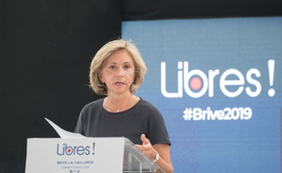 Valérie Pécresse, en meeting à Brive-la-Gaillarde le 31 août 2019.