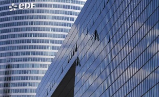 Le siège d'EDF, le 4 août 2015 à la Défense, près de Paris