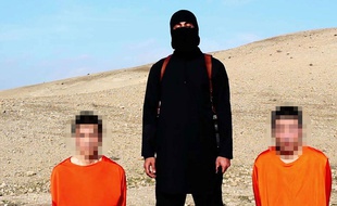 Deux otages de l'Etat islamique.