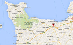 Google Map de la ville de Caen