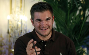 Alek Skarlatos lors d'une conférence de presse le 23 août 2015.