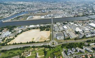 Le quartier Haute-île et les anciens abattoirs.