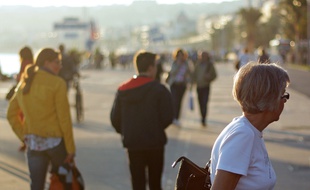 La promenade des Anglais.