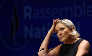 Marine Le Pen, présidente du Rassemblement national.