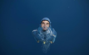 Le champion français d'apnée Guillaume Néry.