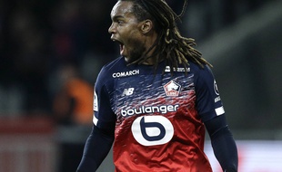 La joie de Renato Sanches après son but inscrit face à Montpellier