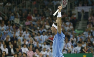 Juan Martin Del Potro, le 27 novembre 2016 à Zagreb.