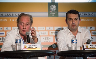 Gervais Martel et Arnaud Pouille, le nouveau directeur général du club