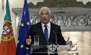 Le Premier ministre portugais Antonio Costa à Athènes, le 11 avril 2016