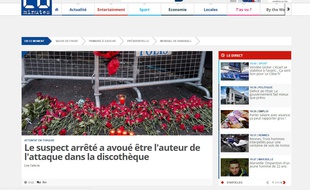 Capture d'écran du site de «20 Minutes»