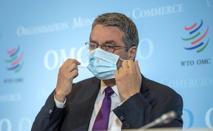 Le directeur général de l'OMC, Roberto Azevedo, à Genève le 23 juillet 2020.