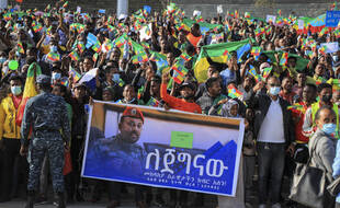 Une manifestation de soutien au Premier ministre Abiy Ahmed en Ethiopie