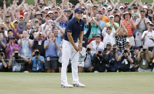 Jordan Spieth, vainqueur du masters d'Augusta en 2015.