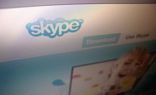 Le système de téléphonie par Internet Skype.
