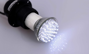 Illustration d'une ampoule à diodes électroluminescentes ou LED.