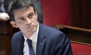 Manuel Valls à l'Assemblée nationale, le 31 mars 2015