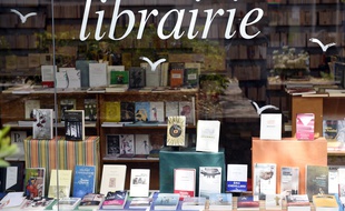 Une librairie parisienne en avril 2015.