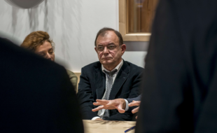 Yves Blein lors d'une conférence de presse à Lyon, en novembre 2017.