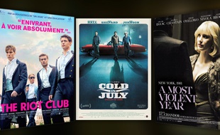 A most violent year, The Riot Club, Cold in July.